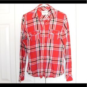 Red plaid flannel